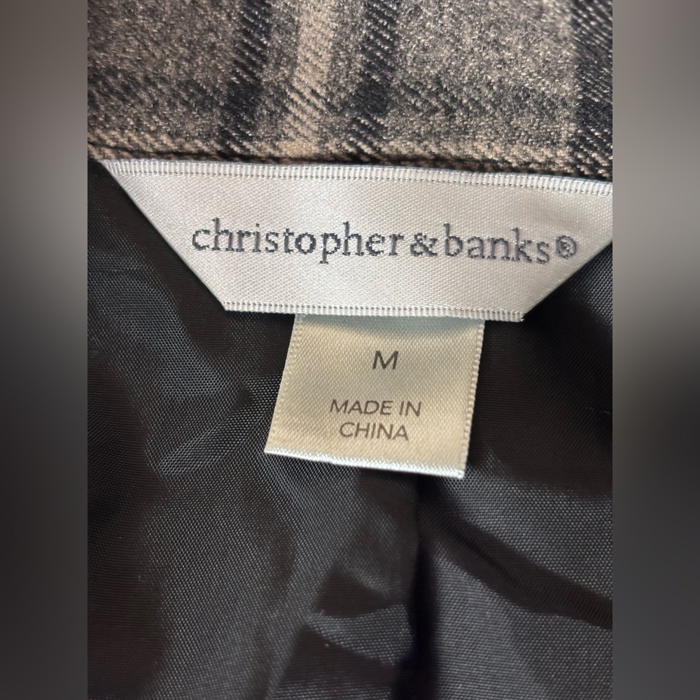 Christopher & Banks Long Blazer Jacket size Medium - Picture 12 of 12